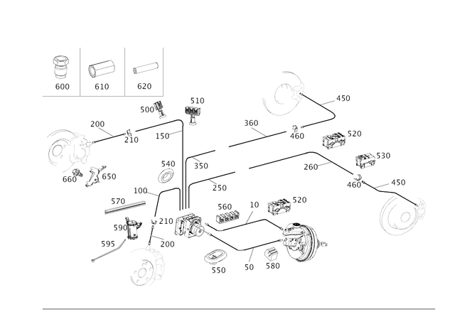 2056280500 - : Seal, Longitudinal Member for Mercedes-Benz Image