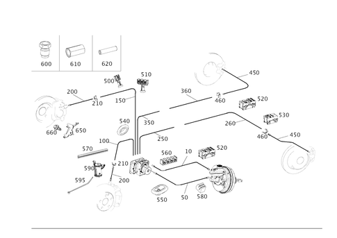 Brake Lines for 2021 Mercedes-Benz AMG GT 43 #0