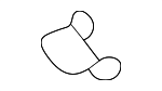 12763576 - Body: Speaker Cover Clip for Saab Image