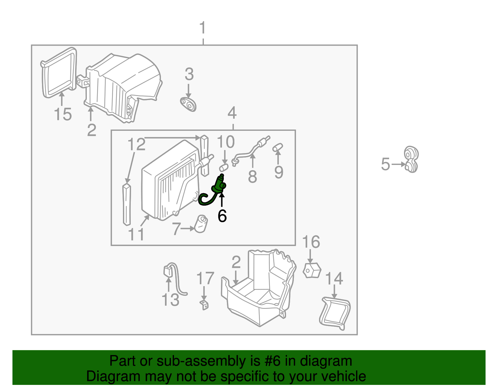 Expansion Valve - Nissan (92200-7B400)