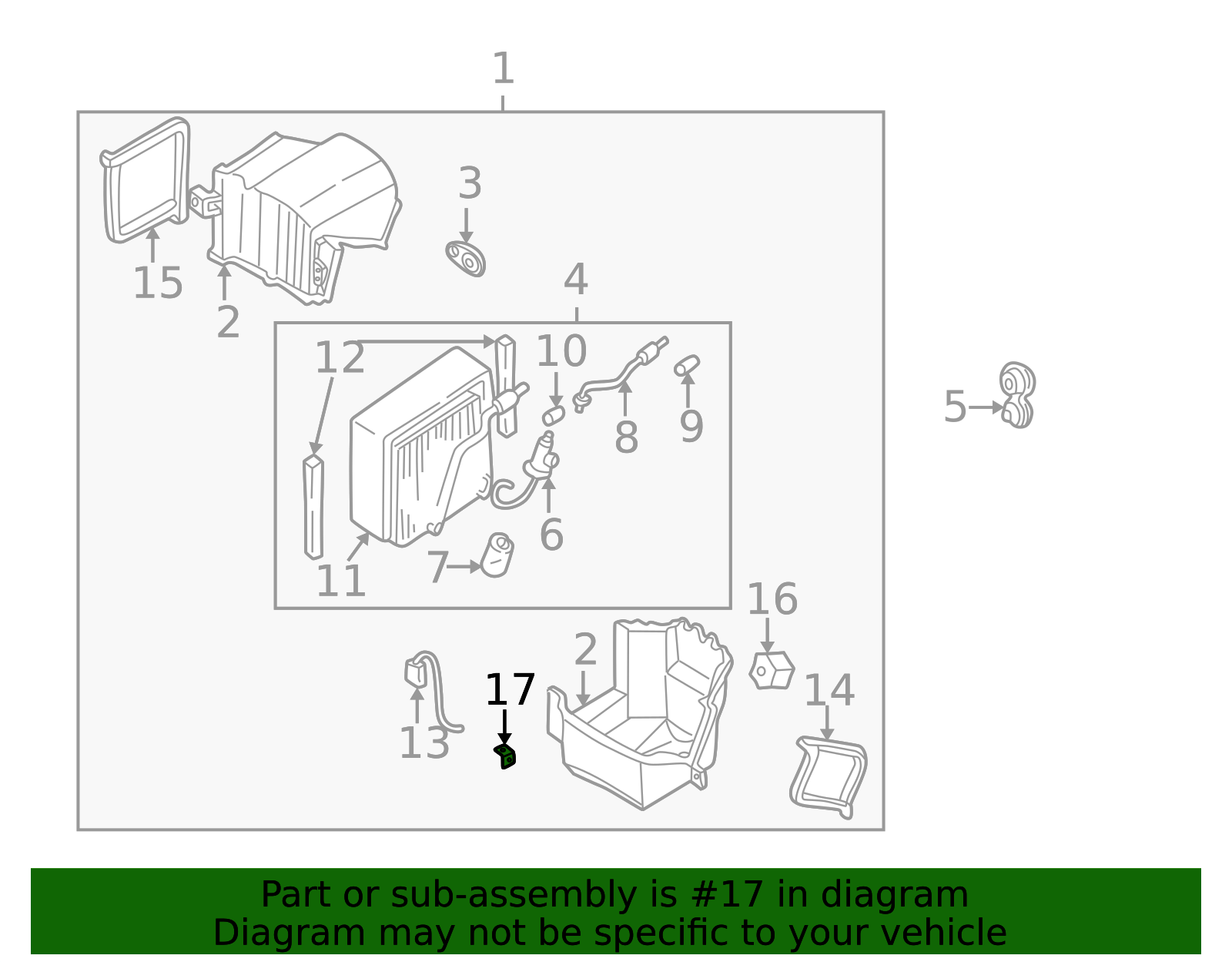 1995-2004 Nissan Thermo Amplifier Bracket 27293-41B00 | Nissan Parts ...