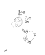 68314496AA - Electrical: Wiring Connector for Fiat: 124 Spider Image