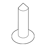 11561674 - Body: Lower Deflector Bolt for Buick: Enclave, Encore, Envision, LaCrosse, Regal, Regal Sportback, Regal TourX, Verano | Cadillac: ATS, CT4, CT5, CT6, CTS, DTS, ELR, SRX, STS, XT6, XTS | Chevrolet: Blazer, Bolt EV, Camaro, Caprice, Captiva Sport, Cobalt, Colorado, Corvette, Cruze, Cruze Limited, Equinox, HHR, Impala, Impala Limited, Malibu, Malibu Limited, Monte Carlo, Silverado 1500, Silverado 2500 HD, Silverado 3500 HD, Silverado EV, Sonic, Spark, Spark EV, SS, SSR, Trailblazer, Traverse, Traverse Limited, Trax, Uplander, Volt | GMC: Acadia, Acadia Limited, Canyon, Envoy, Hummer EV SUV, Sierra 1500, Sierra 1500 Limited, Sierra 2500 HD, Sierra 3500 HD, Sierra EV, Terrain | Hummer: H2 | Pontiac: G5, G6, G8, Montana, Solstice, Torrent | Saturn: Aura, Outlook, Vue Image