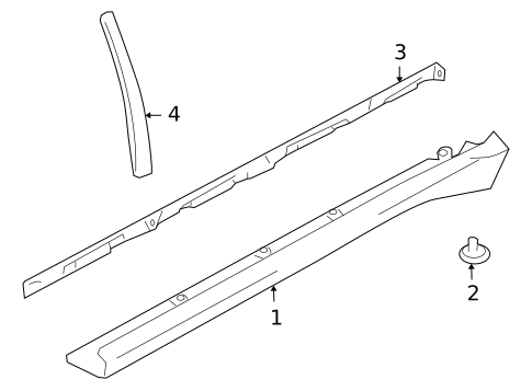 Exterior Trim - Pillars for 2003 Suzuki Grand Vitara #0