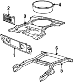 4296998 - Body: Panel Below Lid for Dodge: Charger, Omni Image