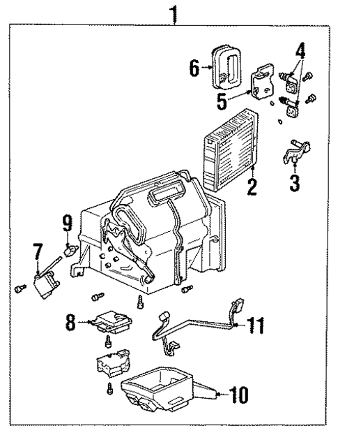 Heater for 1999 Mercury Villager #0