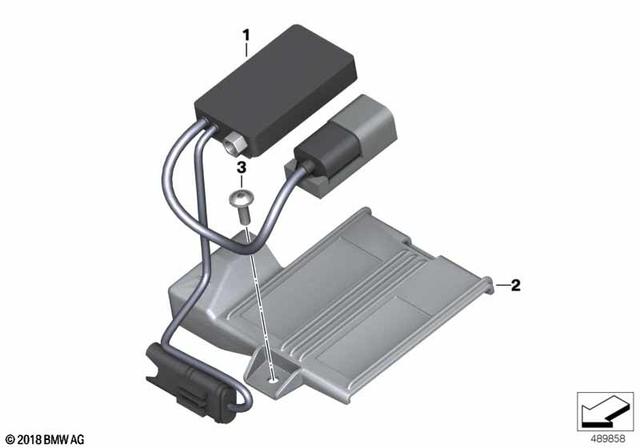 6327657949 - Instruments: Fillister Head Screw - M5X16-A2-80-mk for BMW-Motorrad Image