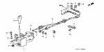 54357SF1003 - Chassis: PLATE, CHANGE WIRE for Honda Image