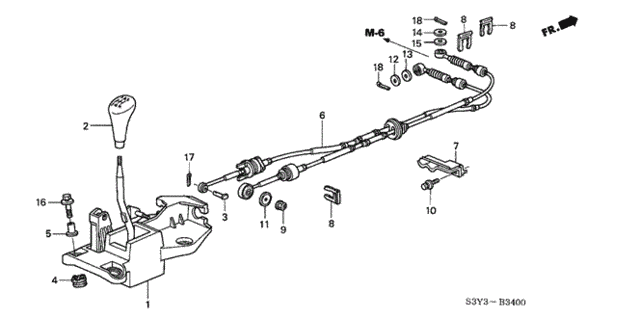 Shift Lever for 2002 Honda Insight #0
