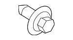 9010906375 - Body: Bumper Cover Bolt for Scion: iM, xB | Toyota: Corolla, Corolla iM, Highlander, Land Cruiser, Prius, Prius Plug-In, Prius V, RAV4, Venza, Yaris Image