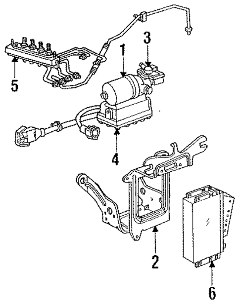 Anti-Lock Brakes for 1997 Ford Thunderbird #0