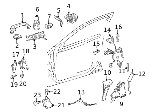 Lock & Hardware for 2016 Mercedes-Benz SLK55 AMG #4