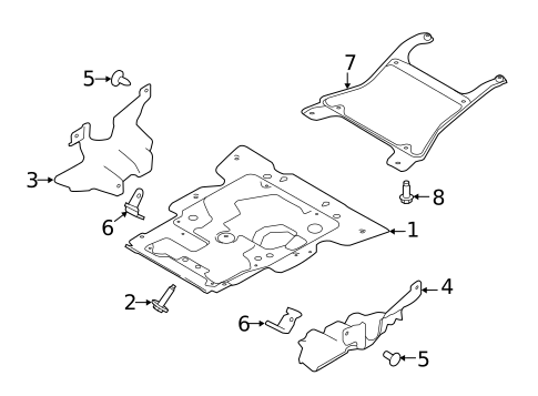 Under Cover & Splash Shields for 2019 Land Rover Range Rover Sport #0