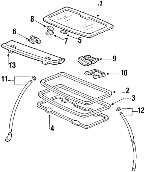 Sunroof for 1987 Acura Integra #0