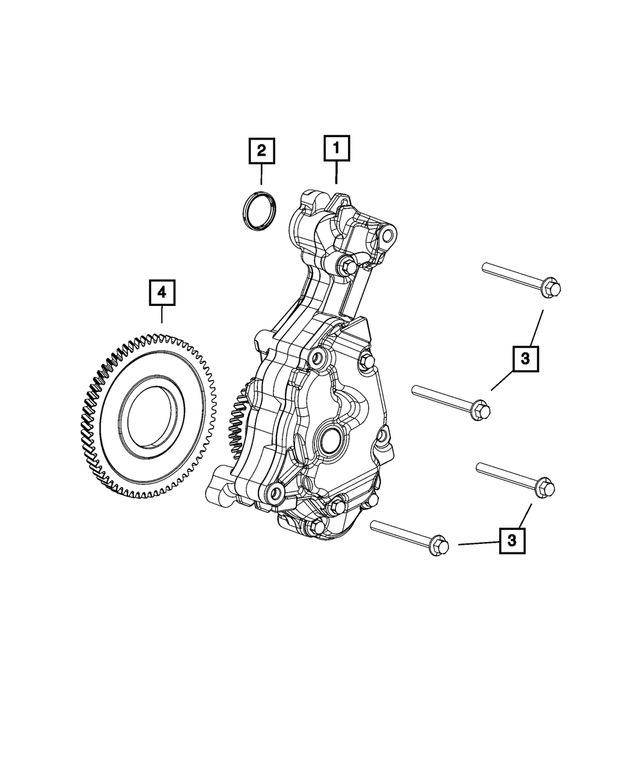 68147412AA - Engine: Hex Flange Head Bolt for Mopar Image