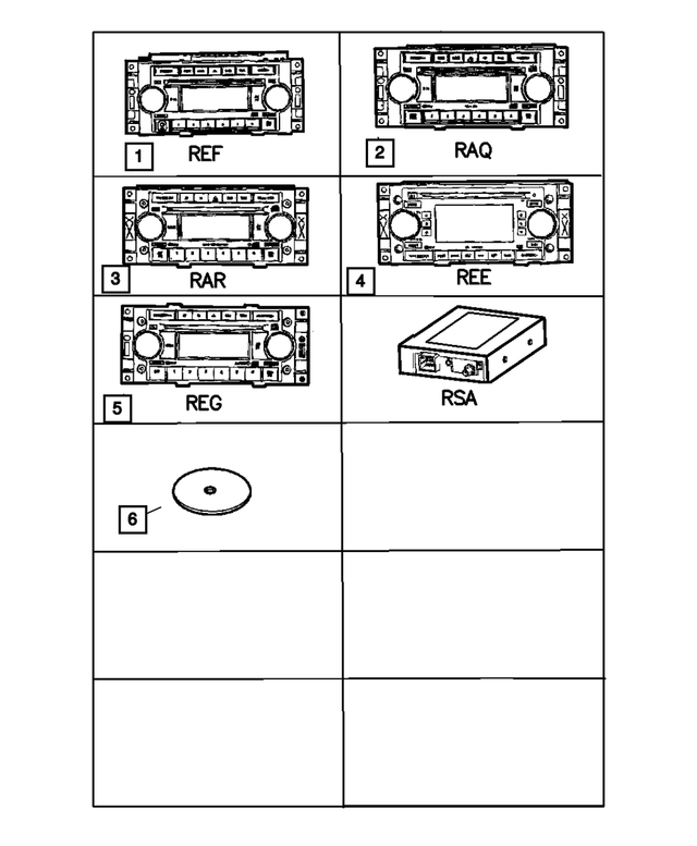 5091522AD - : Am/fm Cd W/nav/dvd &amp; Cd-ctrl Radio for Mopar Image