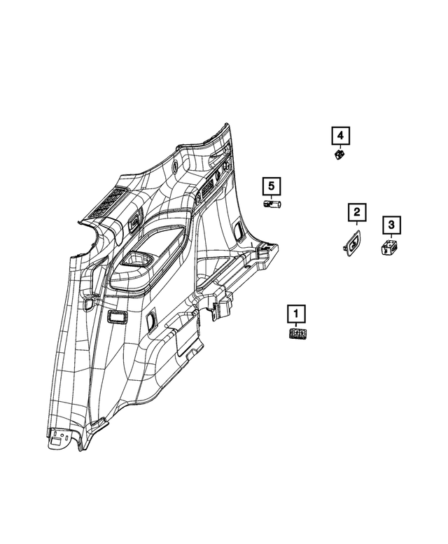 68428592AD - Electrical: Power Seat Switch for Mopar Image
