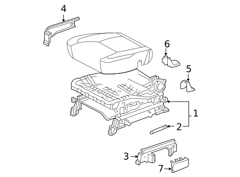 Tracks & Components for 2004 Toyota Sienna #0