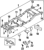 8973635130 - : Mount Bracket for Isuzu Image