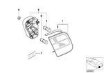 63218368759 - Lighting: Rear Light in Trunk Lid, Left for BMW Image