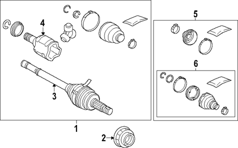 Drive Axles for 2025 Lexus RZ450e #0
