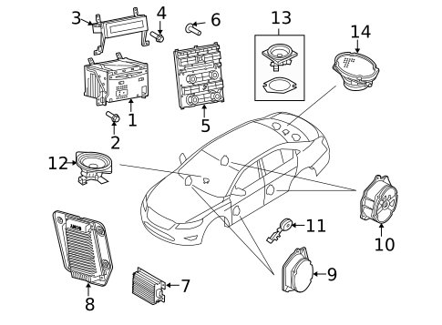 Controls for 2010 Ford Taurus #0