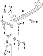 2017-2019 Audi - Upper Guide