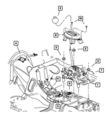 1BA491ZAAA - Automatic Transaxle 4 Speed: Gearshift Knob for Mopar Image image