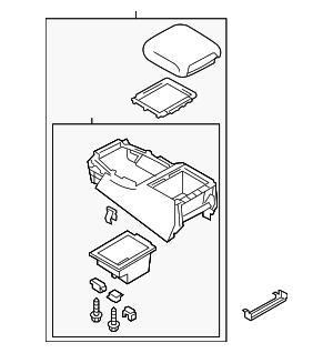 Console Assembly 969105ZA1B | OEM Parts Online