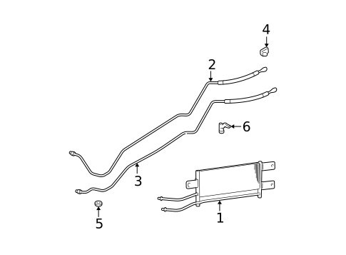Trans Oil Cooler for 2005 Dodge Ram 3500 #0