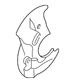 26290AA010 - Brakes: Splash Shield for Subaru: Impreza, Legacy Image