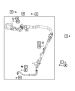 68142218AA - Air Conditioners and Heaters: A/c Line Seal for Mopar Image
