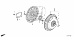 21350RGL000 - Engine: COVER, TORQUE CONVERTER CASE for Honda Image