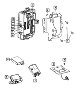 68148668AD - Electrical: Body Control Module Bracket for Dodge: Dart Image