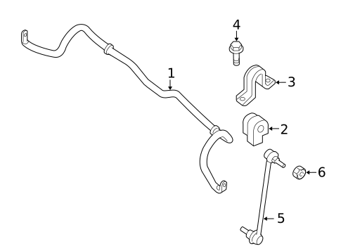 Stabilizer Bar & Components for 2016 Nissan Sentra #0