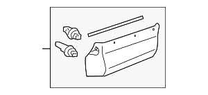 7586004902 - : Truck Bed Molding for Toyota Image