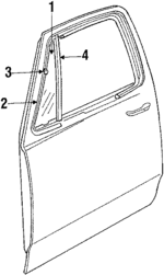2932436 - Body: Pivot for Dodge: B150, B250, B350, D100, D150, D250, D350, Ramcharger, W100, W150, W250, W350 Image