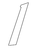 7592104010 - Body: Black Out Tape for Toyota: Tacoma Image