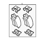 58302N9A15 - Brakes: Brake Pads for Kia: Sportage Image