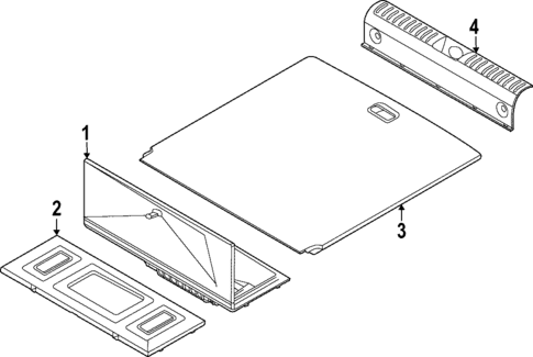 Interior Trim - Rear Body for 2025 Kia EV6 #0