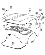 68040243AD - Body Sheet Metal Except Doors: Cowl Mucket for Mopar Image
