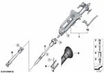 32306786253 - Steering: Manually Adjust. Steering Column for BMW Image