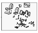 15904256 - Body: Seat Assembly for Chevrolet: Silverado 1500 | GMC: Sierra 1500 Image