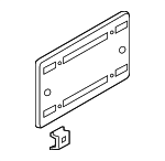 8W88271139B9 - Body: License Bracket for Audi: A5 Sportback, Q8, RS Q8, RS5 Sportback, S5 Sportback, SQ8 Image