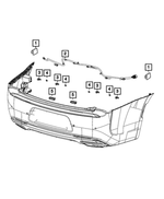 6LL73VCDAB - Electrical: Rear Fascia Wiring for Mopar Image