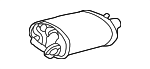 1744020190 - : 2002-2006 Toyota Camry - Muffler W/Tailpipe for Toyota: Camry Image