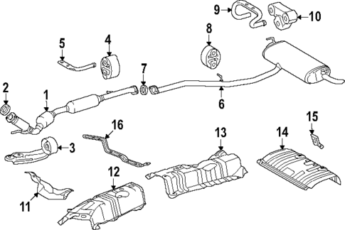 Exhaust Manifold for 2025 Toyota Crown #1