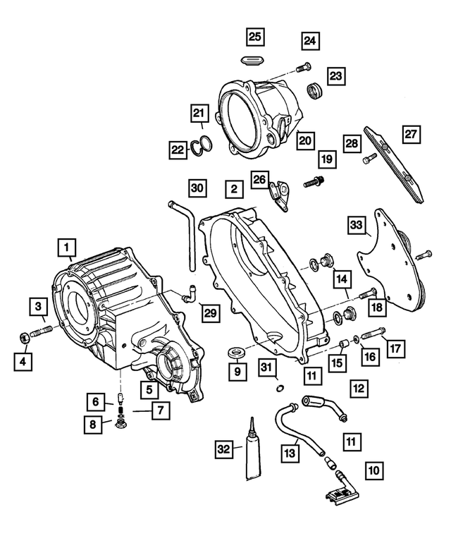 J8130979 - Transfer Case Model 247 [DHF, DHQ]: Twelve Point Head Bolt for Mopar Image image