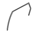 835302S000 - : 2010-2015 Hyundai Tucson - Run Channel for Hyundai: Tucson Image