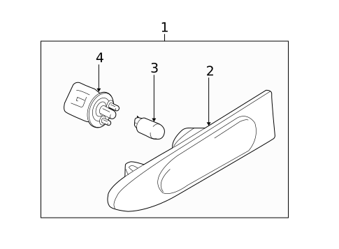 Side Repeater Lamps for 2009 Hyundai Accent #0